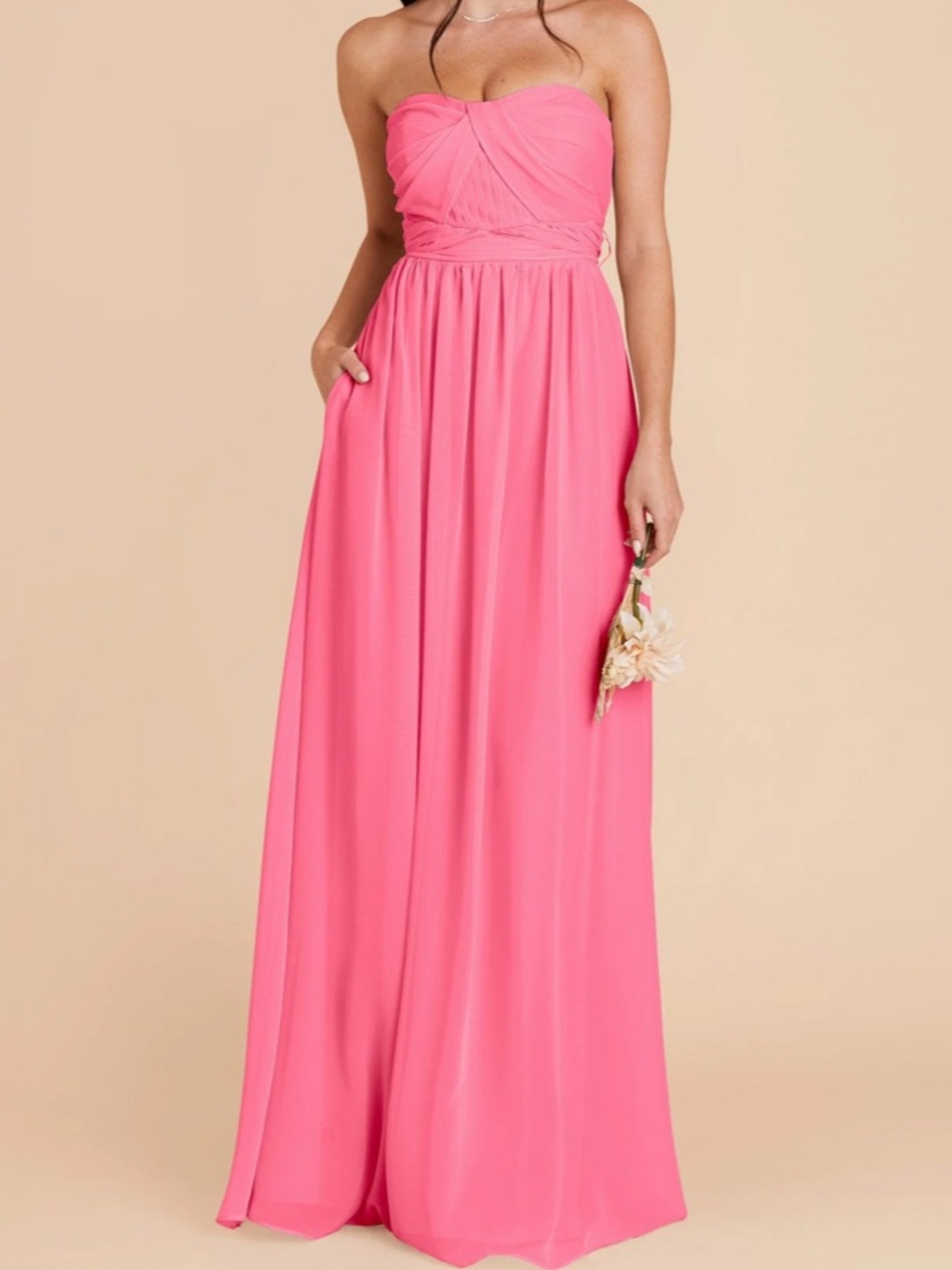 Birdy Grey Grace convertible dress large bon bon pink